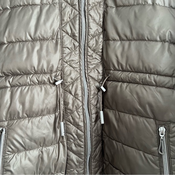 Kenneth Cole Taupe Puffer Jacket - Picture 2 of 6